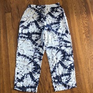 Tie dye pants